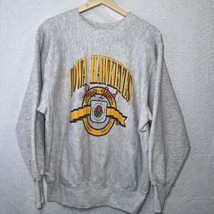 vintage 1991 Rugged Sweats Iowa Hawkeyes Rose Bowl Crewneck Sweater‎ Sz Large